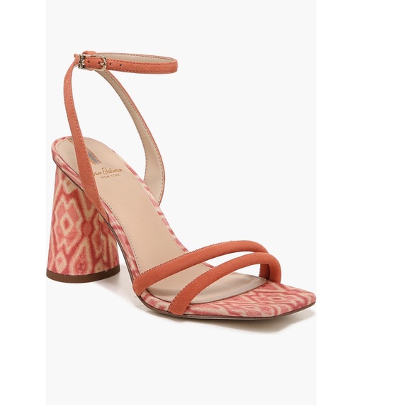 Sam Edelman Shoes - Sam Edelman Kia Strappy Sandals Terracotta Pink With Pattern Women’s Size 9